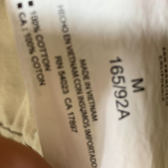 Old Navy Utility Jacket Khaki Tan Zip Button Front Pockets - Picture 6 of 12